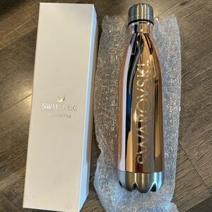 Swarovski Metallic Rose Water Bottle